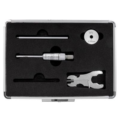 Internal 3-Point Micrometer 6-8 mm with extensions and setting ring
